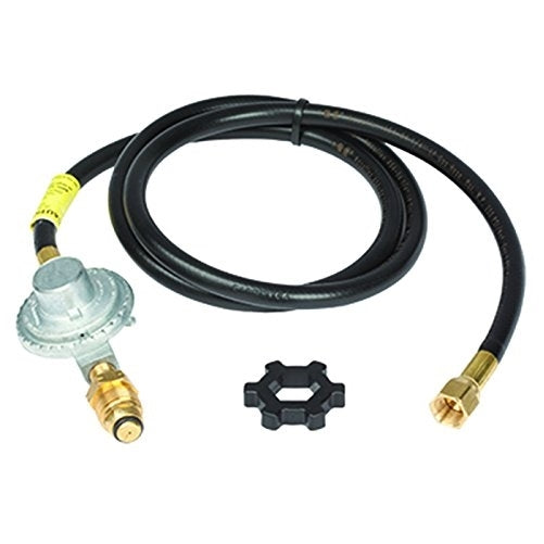 Mr. Heater 12-Feet Hose/Regulator Assembly with Restricted Flow Soft Nose P.O.L.