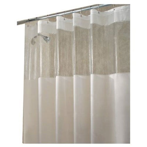 InterDesign Hitchcock Shower Curtain, 72 x 72, Clear