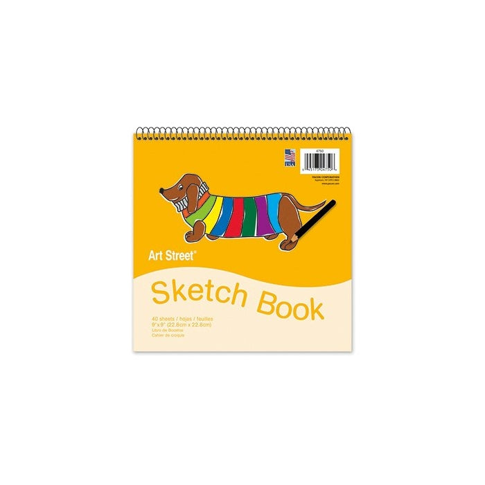 Pacon 4750 6" X 9" Padded Sketch Book 50 Sheets