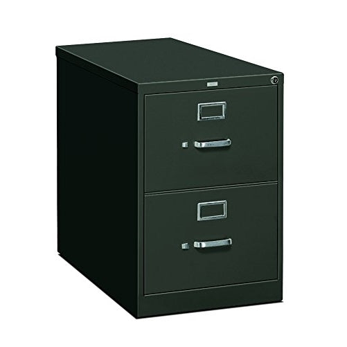 HON 2-Drawer Office Filing Cabinet - 310 Series Full-Suspension Legal File Cabinet, 26.5" D, Charcoal (H312)