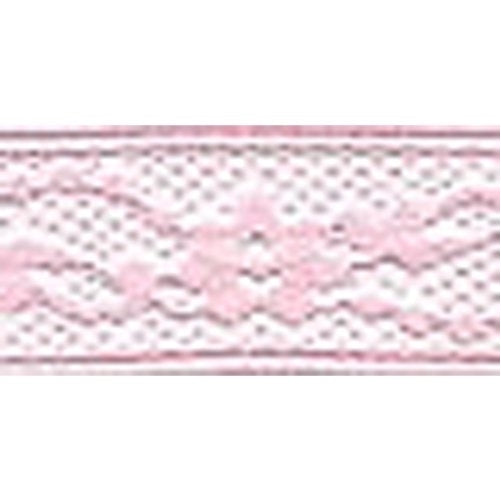 Wrights 117-305-061 Flexi Lace Hem Tape, Pink, 3-Yard