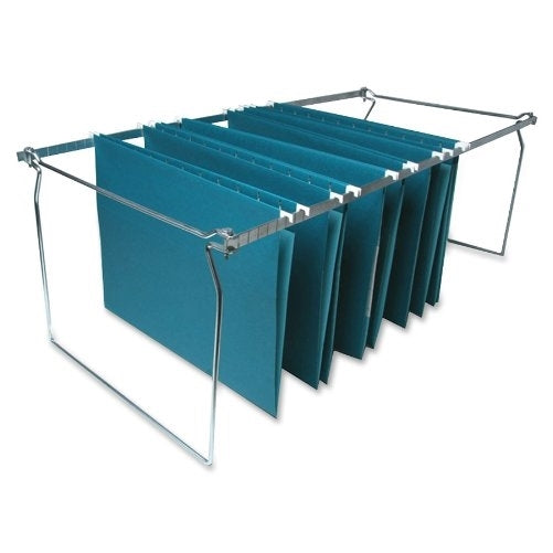 Sparco Hanging File Folder Frames Stainless Steel Letter Size Width and Adjustable Length SPR60529