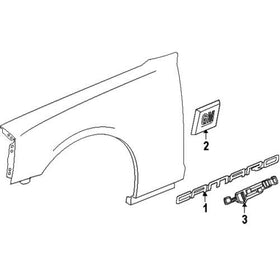 General Motors 22752666 Exterior Badge