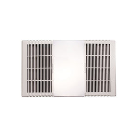 NuTone 665RP Heat-A-Ventlite Exhaust Fan with 1300-Watt Heater and 100-Watt Incandescent Light, 70 CFM