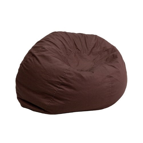 Flash Furniture Small Solid Brown Kids Bean Bag Chair