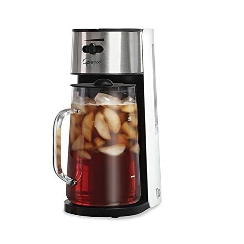 Capresso 624.02 Ice Tea Maker, White/Stainless