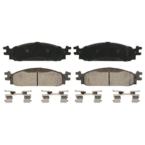 Wagner QuickStop ZD1376 Ceramic Disc Pad Set Includes Pad Installation Hardware, Front