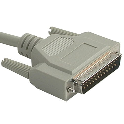 C2G 02801 DB25 Male to Centronics 36 Male Parallel Printer Cable, Beige (15 Feet, 4.57 Meters)