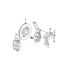 Ford F150 Expedition Lincoln 4x4 Driver Side Brake Dust Shield OEM NEW Genuine XL3Z-2K005-AA