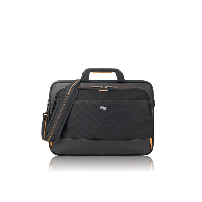 Solo Focus 17.3 Inch Laptop Briefcase, Black