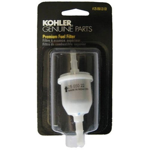 Kohler 25 050 22-S1 Engine Fuel Filter 51 Micron with 1/4-inch Fuel Line Inside Diameter