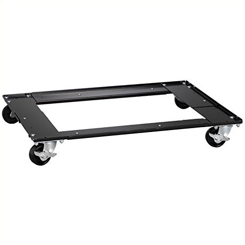 Hirsh Industries Commercial Cabinet Dolly, 5-1/2 by 27 by 5-1/2-Inch, Black