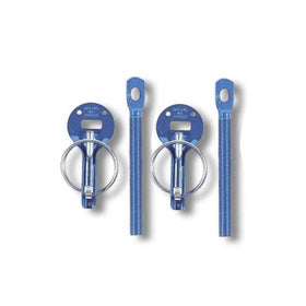 Sparco 01606AA Blue Hood Pin - Set of 2