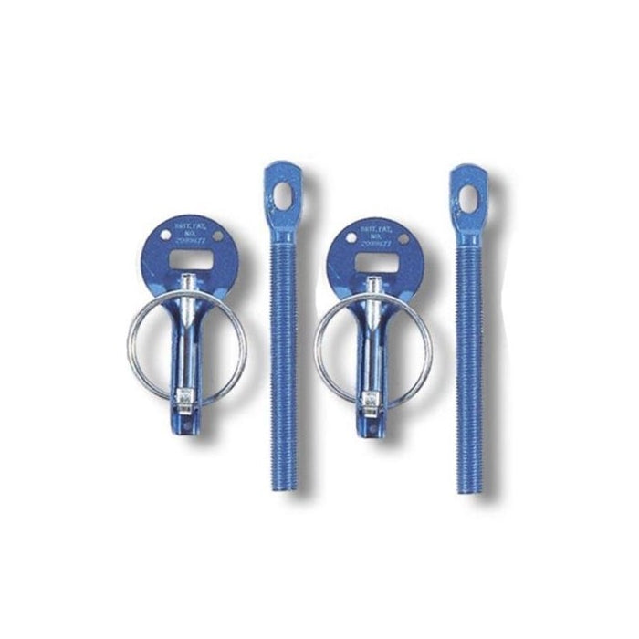 Sparco 01606AA Blue Hood Pin - Set of 2