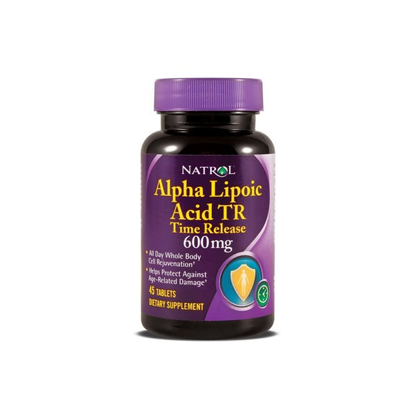 Natrol Alpha Lipoic Acid Tr 600mg Tablets, 45-Count
