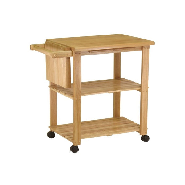 Winsome Wood Utility Cart, Natural