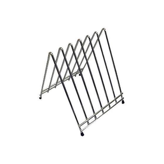 Winco CB-6L 6-Slot Cutting Board Rack, Chrome Plated