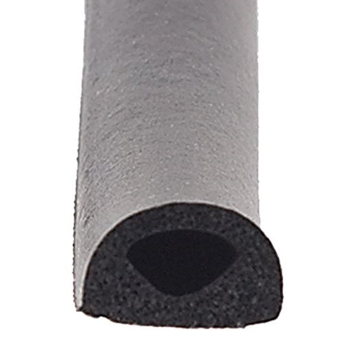 AP Products 018-224 Black 1/2" x 3/8" Rubber D-Seal with Tape