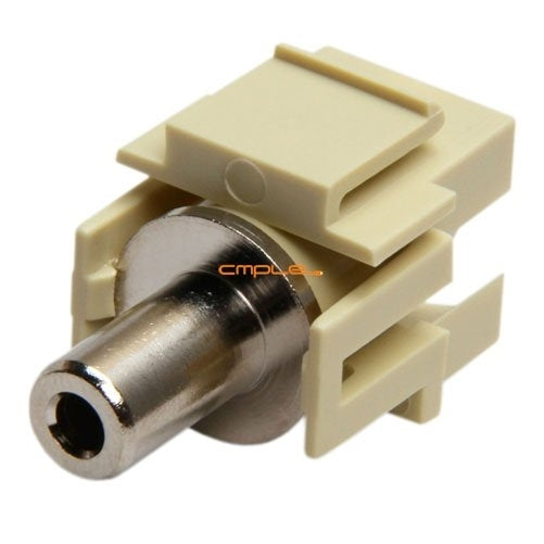 Cmple - Keystone Jack-3.5mm stereo Female to Female IVORY