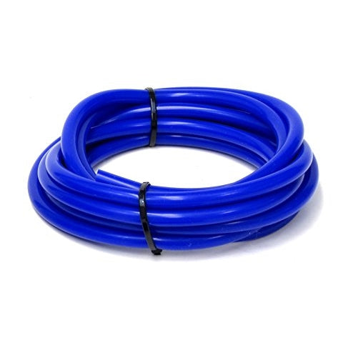 HPS HTSVH10-BLUEx5 Blue 5' Length High Temperature Silicone Vacuum Tubing Hose (40 psi Maxium Pressure, 10mm ID)