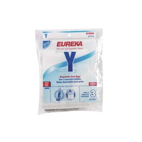 Package of 3 Genuine Eureka Style Y Filteraire Bags