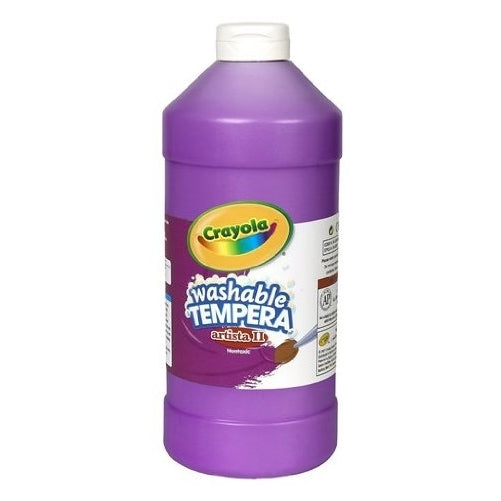 Crayola Violet Washable Tempera Paint, 32-Ounce