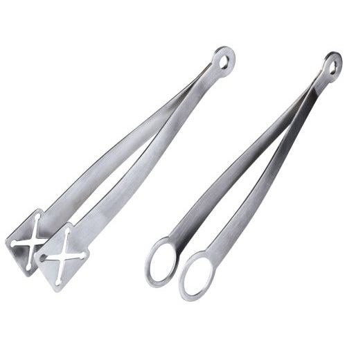 Prepworks by Progressive Appetizer Tongs, Stainless Steel - Set of 2