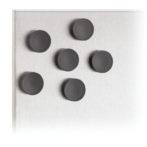 Blomus 2-1/2cm Black Magnets, Set of 6