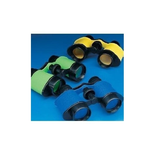 12 Plastic Kids Binoculars, Asst Colors, Party Favors, Pretend Play