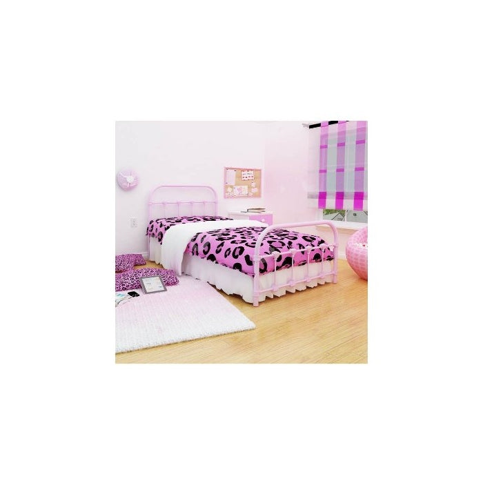 Rack Furniture Lindsay Twin Bed, Pink