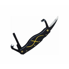 Flexcut Pocket Jack for Carvin', Carving Specific Jackknife Style Tool, 3 Ounce, 4-1/4 Inch Closed Length, 4 Blades Included (JKN89)