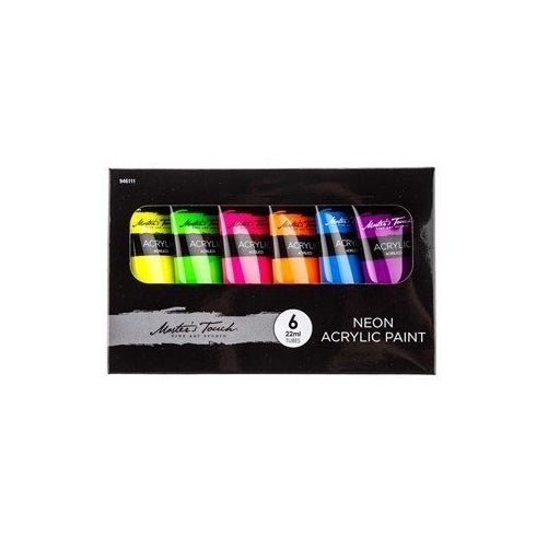 Neon Acrylic Paint Set From TheCraftyCrocodile