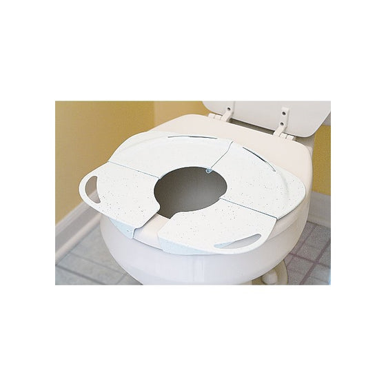 PRIMO Folding Potty with Handles, White granite