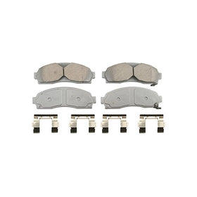 Wagner ThermoQuiet QC913 Ceramic Disc Pad Set With Installation Hardware, Front