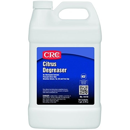 CRC Heavy Duty Citrus Liquid Degreaser, 1 Gallon Bottle, Clear