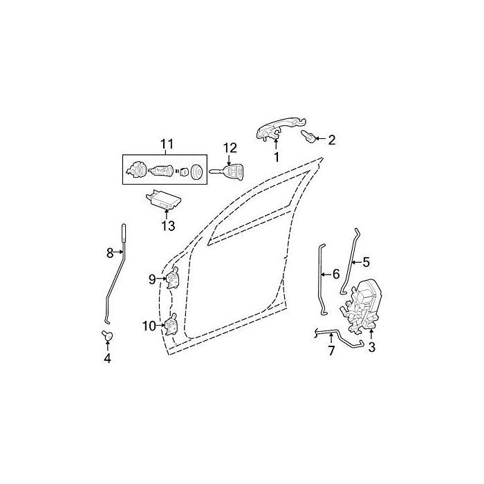 Mopar Performance 55113468AD MOPAR Hinge