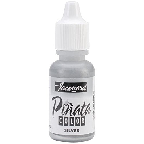 Jacquard Products Jacquard Pinata Color Alcohol Inks, 1/2-Ounce, Silver