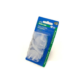 Leviton 12777 Outlet Protector Safety Caps, 12 Pieces, Clear