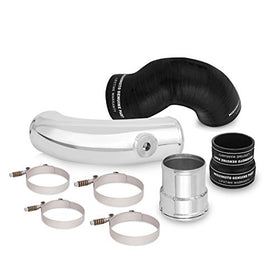 Mishimoto MMICP-F2D-11CBK Silver Cold-Side Intercooler Pipe and Boot Kit for Ford 6.7L Powerstroke