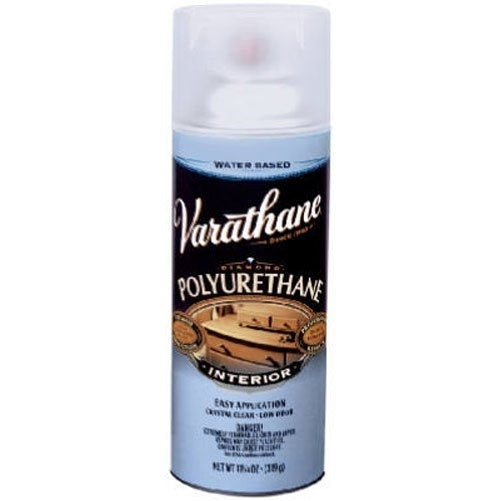 Rust-Oleum Varathane 200081 Interior Crystal Clear Polyurethane Water-Based Spray, Gloss Finish