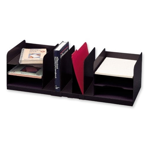 STEELMASTER Steel Combination Organizer with Adjustable Shelves, 30 x 8.13 x 11 Inches, Black (26420HVHABLA)