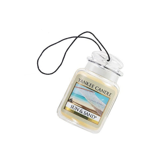 Yankee Candle Gel Car Jar Ultimate Hanging Odor Neutralizing Air Freshener Sun and Sand Scent