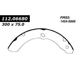 Centric Parts 111.06680 Brake Shoe