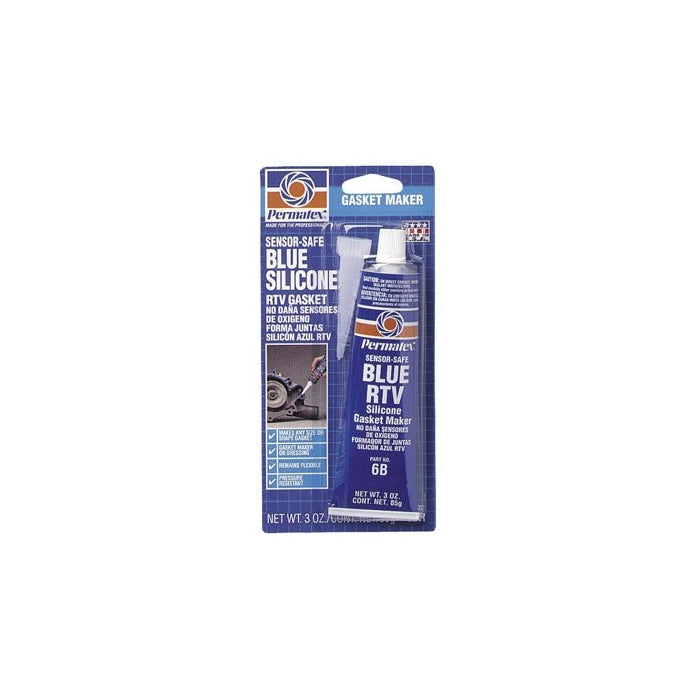 Permatex 80022 3 Oz Sensor-Safe Blue RTV Silicone Gasket Maker