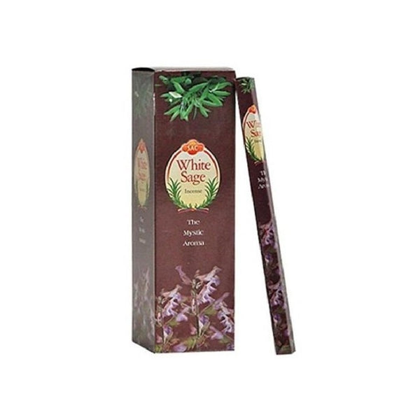 JBJ Sac White Sage Incense, 120-Sticks