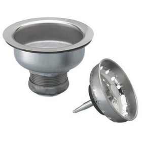 Keeney 1435SS Stainless Steel Strainer with Fixed Locking Shell