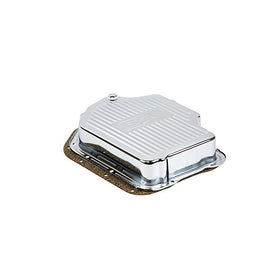 B&M 20289 Chrome Steel Extra Depth Transmission Pan