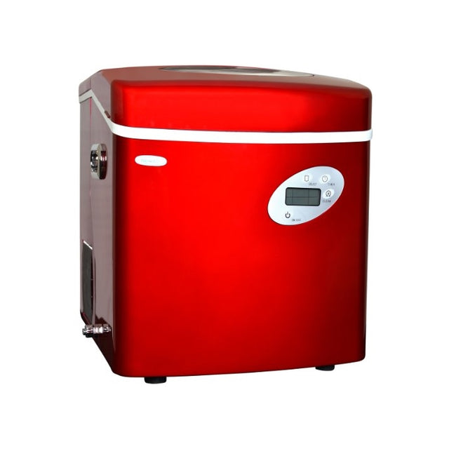 Newair AI-215R Red Portable Ice Maker with 50-Pound Daily Capacity