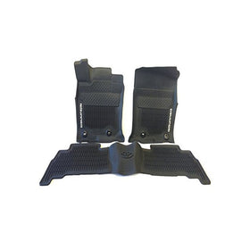 Genuine Toyota Accessories PT9088916002 Front and Rear All-Weather Floor Mat - (Black), Set of 3