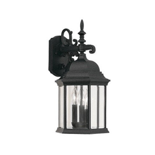 Designers Fountain 2981-BK 9-1/2 Cast Wall Lantern Devonshire